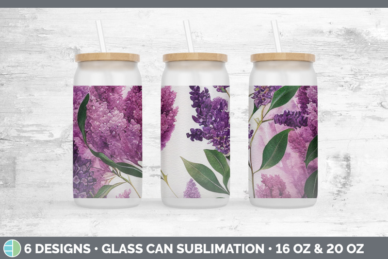 lilacs-glass-can-sublimation-beer-mason-jar