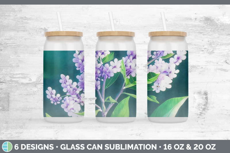 lilacs-glass-can-sublimation-beer-mason-jar