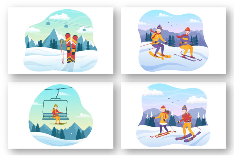 13-ski-winter-sport-activities-illustration