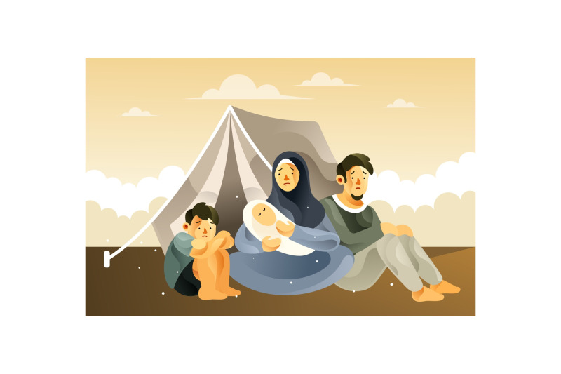 the-refugee-family-life-in-the-refugee-camp