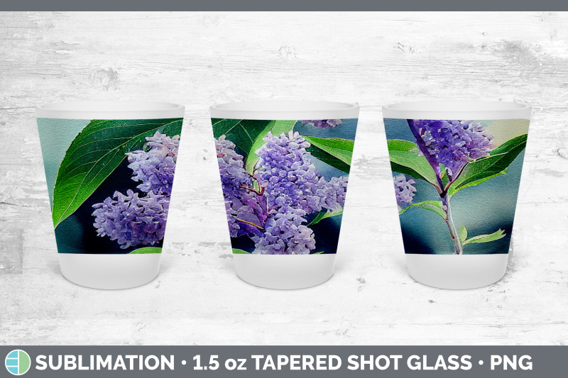 lilacs-shot-glass-sublimation-shot-glass-1-5oz-tapered