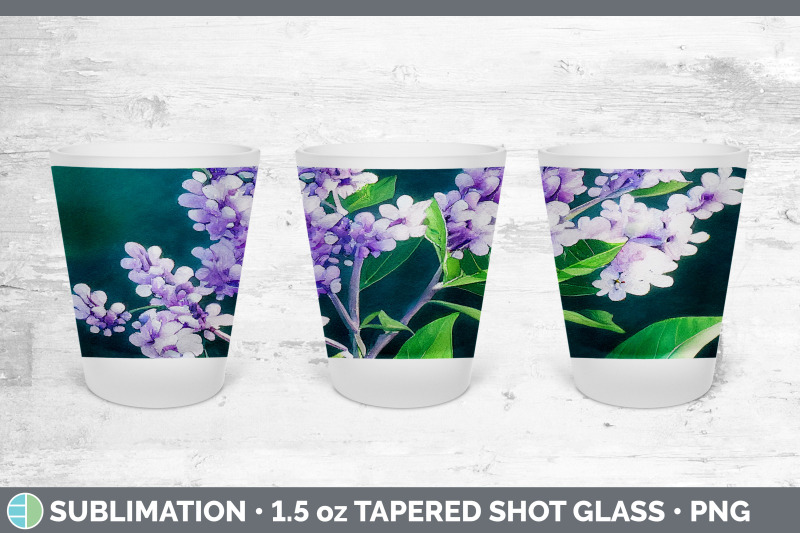 lilacs-shot-glass-sublimation-shot-glass-1-5oz-tapered