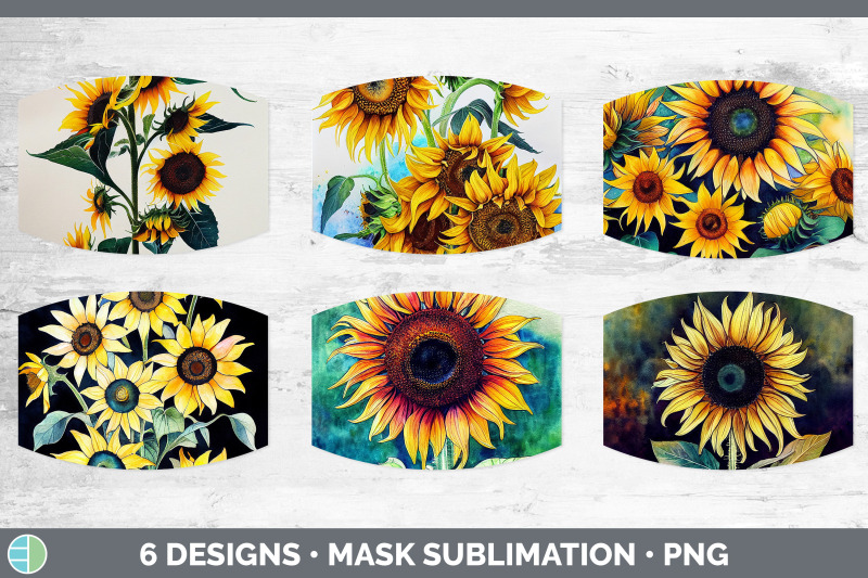 sunflowers-mask-sublimation-bundle-face-mask-designs