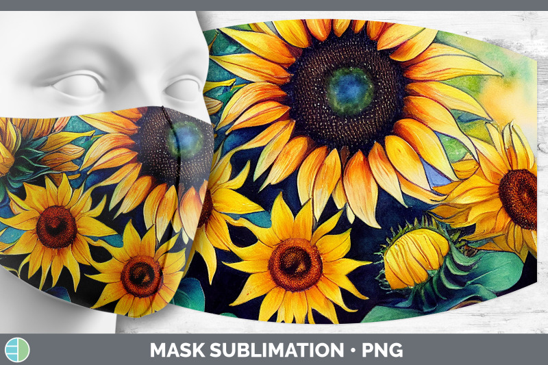 sunflowers-mask-sublimation-bundle-face-mask-designs