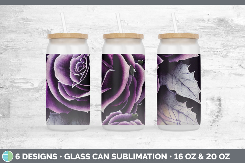 purple-roses-glass-can-sublimation-beer-mason-jar