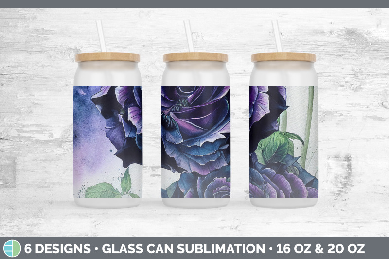 purple-roses-glass-can-sublimation-beer-mason-jar