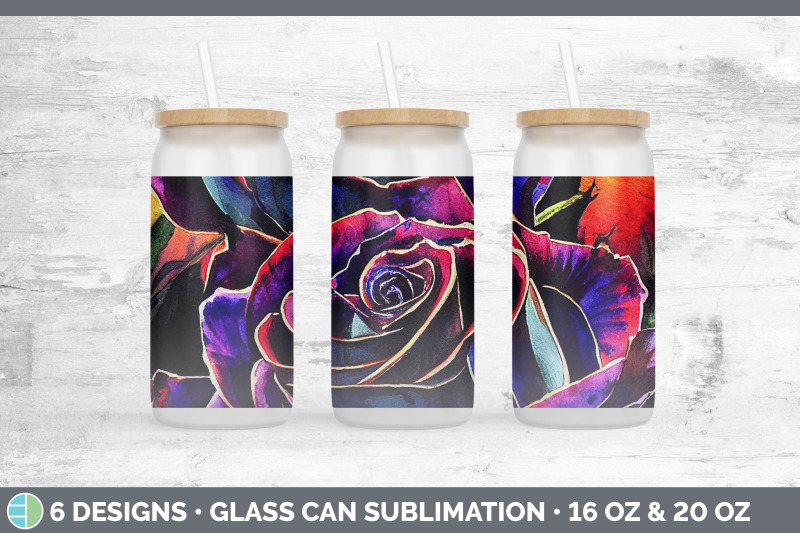 purple-roses-glass-can-sublimation-beer-mason-jar