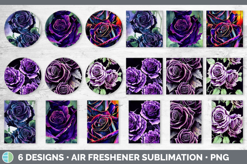 purple-roses-air-freshener-sublimation-designs-bundle