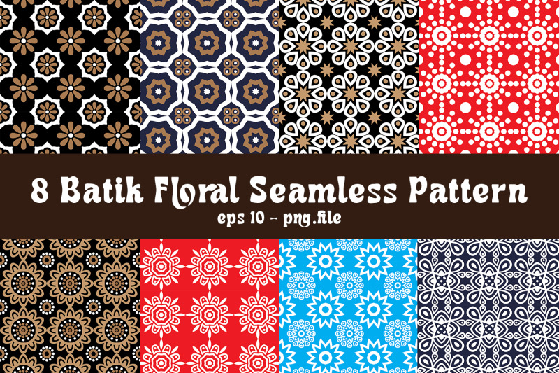 batik-floral-seamless-pattern