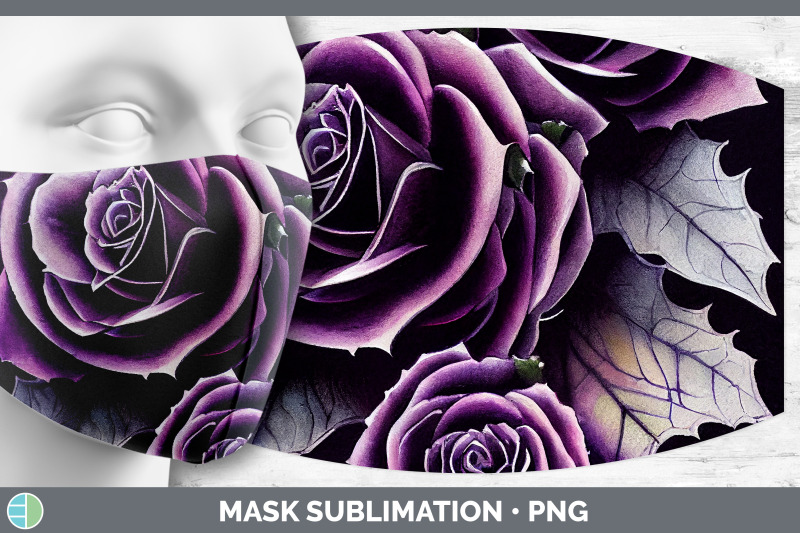 purple-roses-mask-sublimation-bundle-face-mask-designs