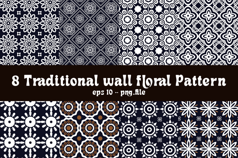 traditional-wall-floral-pattern