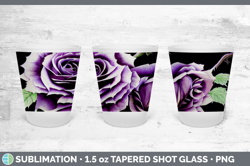 purple-roses-shot-glass-sublimation-shot-glass-1-5oz-tapered