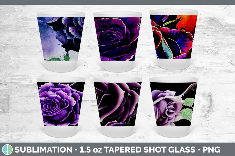 purple-roses-shot-glass-sublimation-shot-glass-1-5oz-tapered