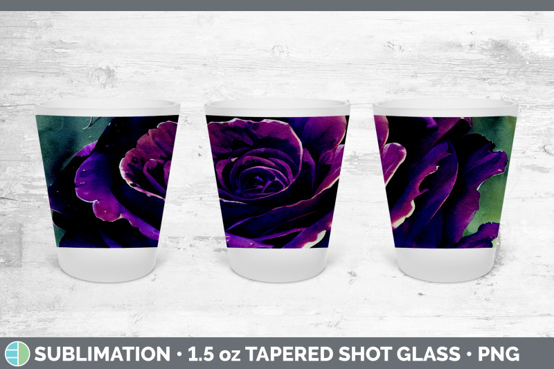 purple-roses-shot-glass-sublimation-shot-glass-1-5oz-tapered