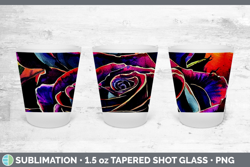 purple-roses-shot-glass-sublimation-shot-glass-1-5oz-tapered