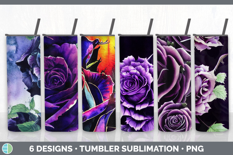 purple-roses-tumbler-sublimation-bundle