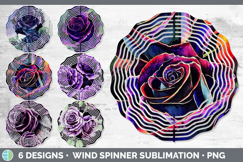 purple-roses-wind-spinner-sublimation-designs-bundle