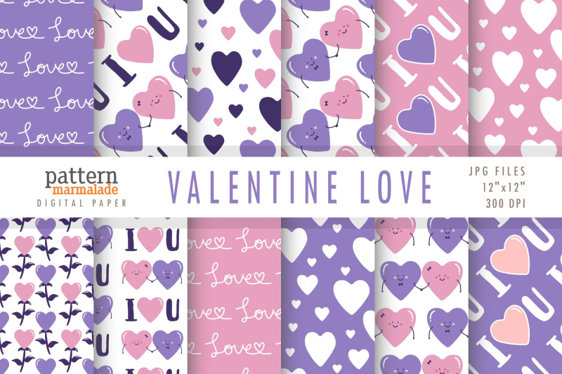 valentine-love-pink-purple-bw001c