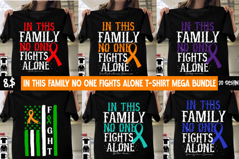 in-this-family-no-one-fights-alone-aid-awareness-t-shirt-design-in-th