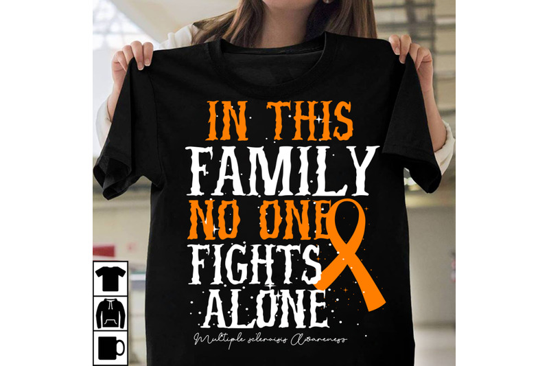 in-this-family-no-one-fights-alone-aid-awareness-t-shirt-design-in-th