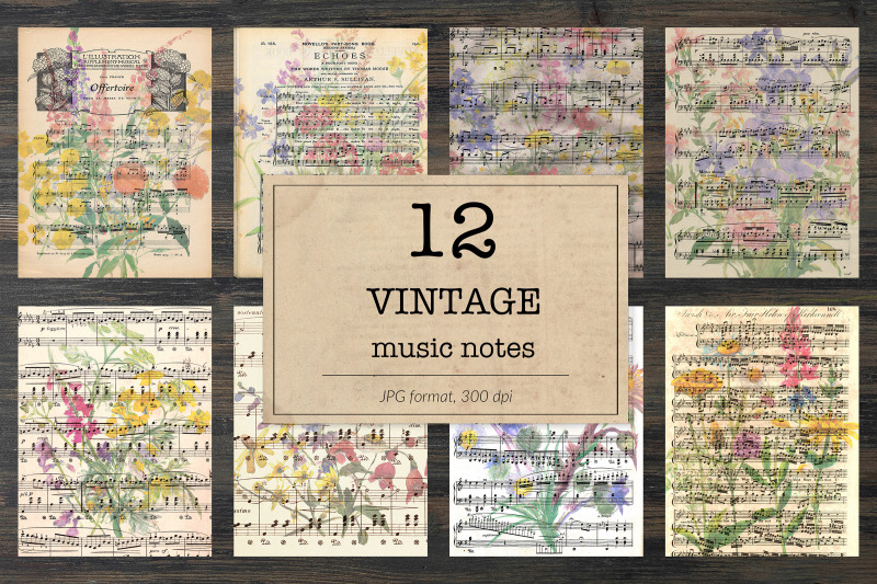 vintage-music-digital-paper