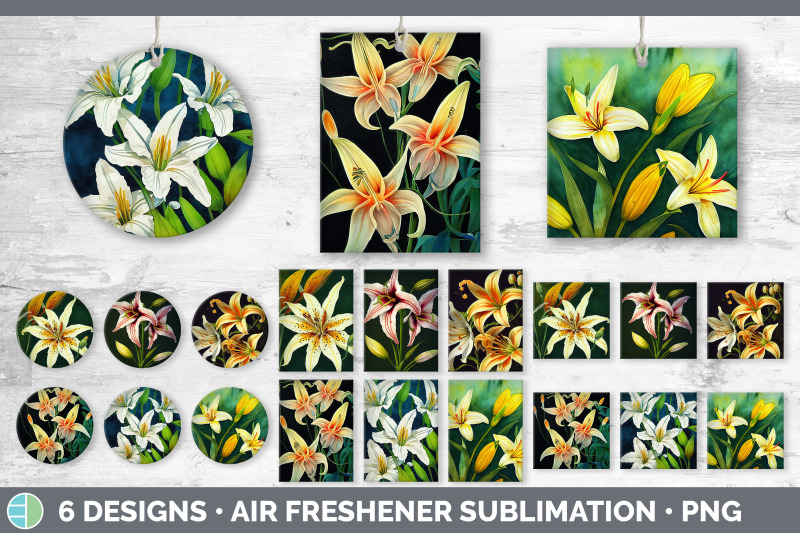 lilies-air-freshener-sublimation-designs-bundle