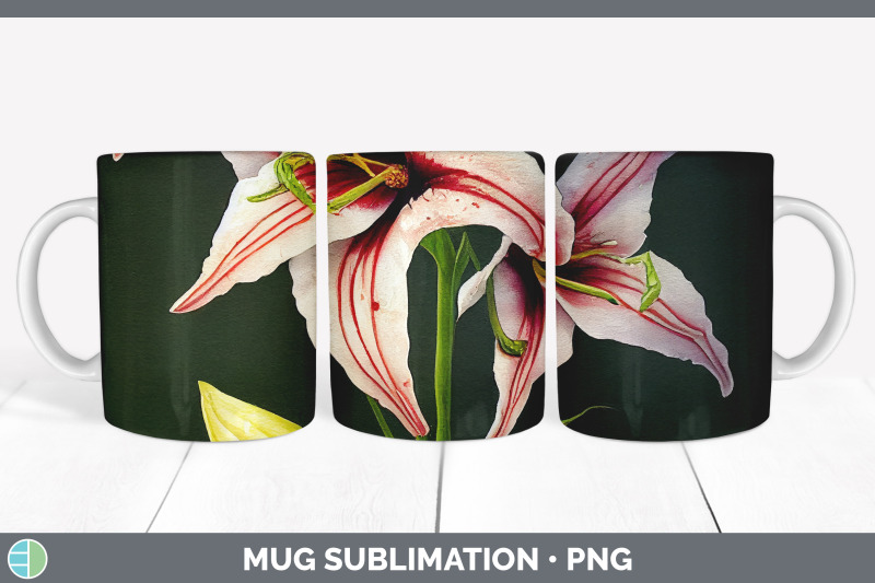 lilies-mug-sublimation