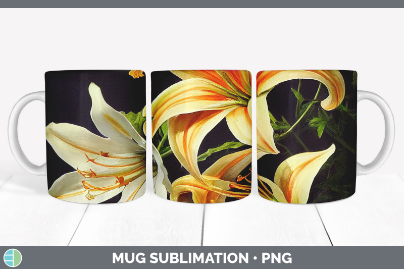 lilies-mug-sublimation