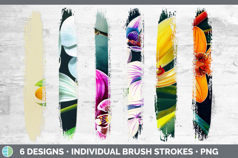 orchids-brush-strokes-png-sublimation-designs