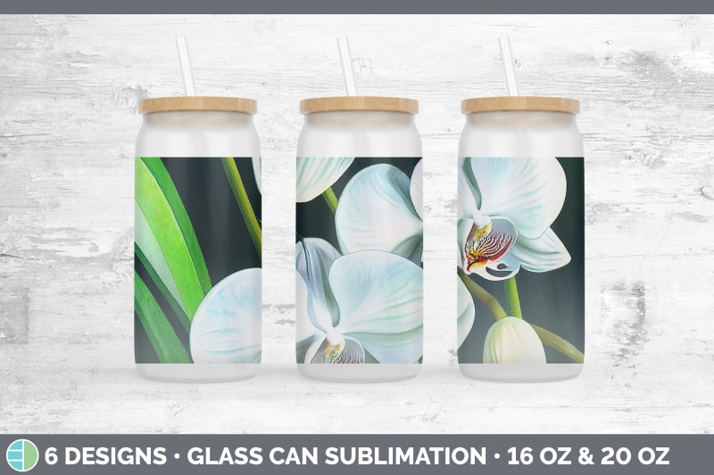 orchids-glass-can-sublimation-beer-mason-jar