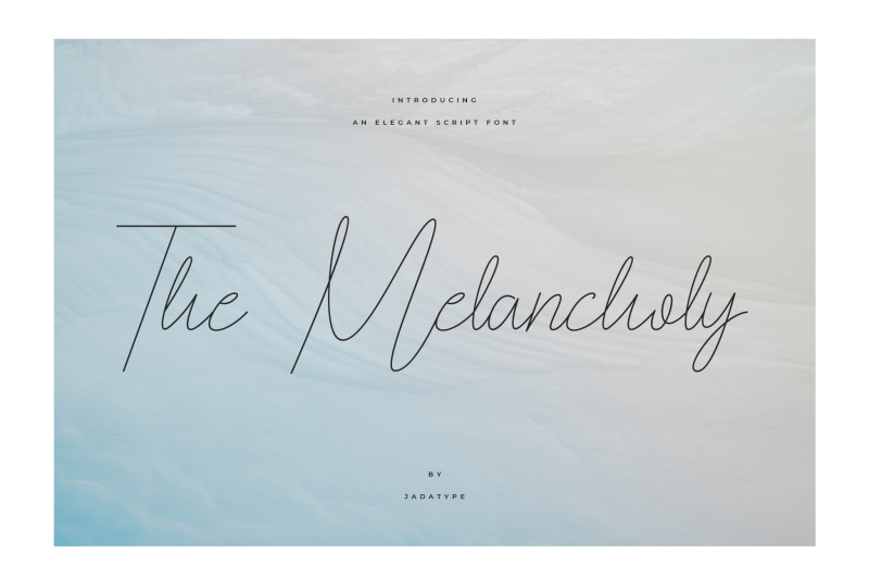 the-melancholy-font