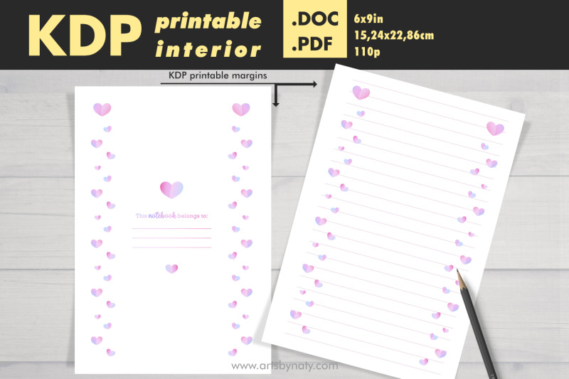 valentines-day-kdp-notebook-interior