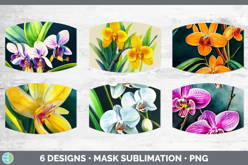 orchids-mask-sublimation-bundle-face-mask-designs