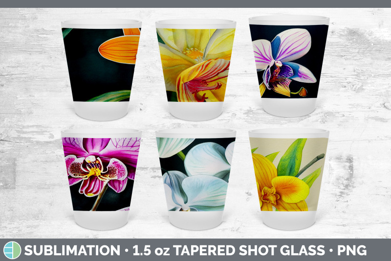 orchids-shot-glass-sublimation-shot-glass-1-5oz-tapered