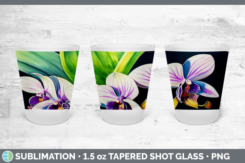 orchids-shot-glass-sublimation-shot-glass-1-5oz-tapered