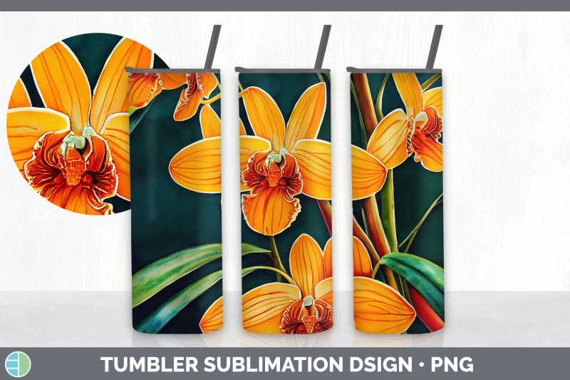 orchids-tumbler-sublimation-bundle