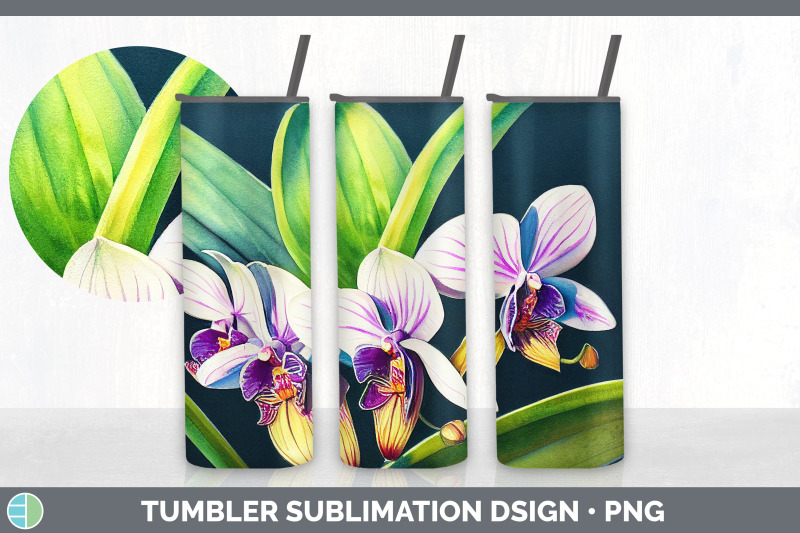 orchids-tumbler-sublimation-bundle