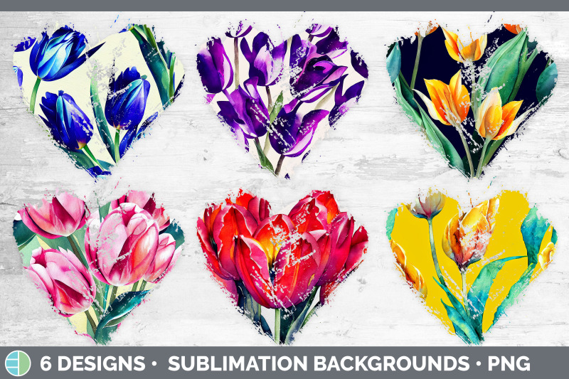 tulips-heart-distressed-clipart