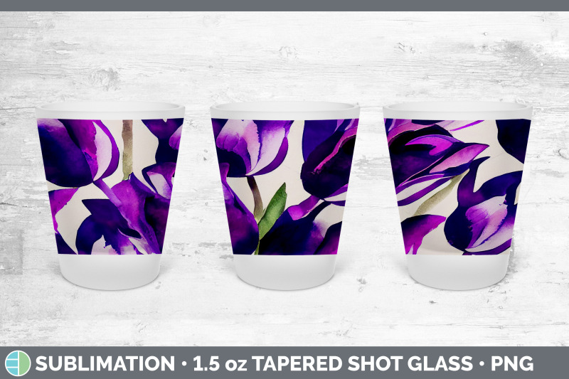 tulips-shot-glass-sublimation-shot-glass-1-5oz-tapered