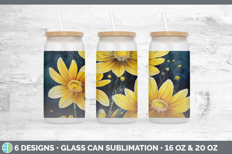 anemones-glass-can-sublimation-beer-mason-jar