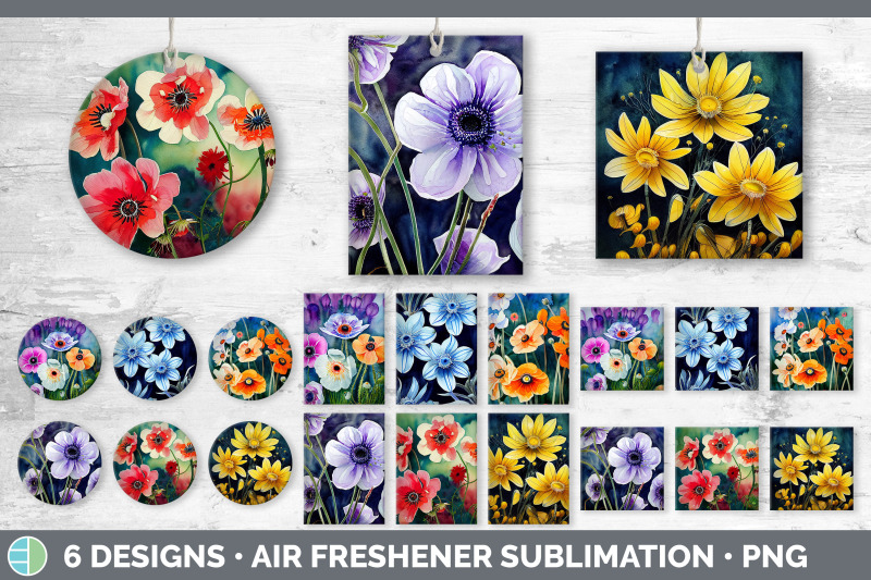 anemones-air-freshener-sublimation-designs-bundle