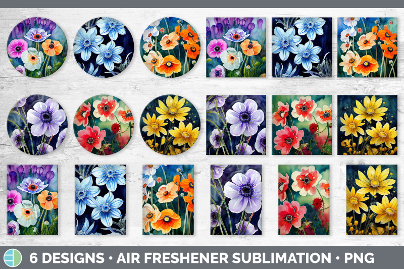 anemones-air-freshener-sublimation-designs-bundle