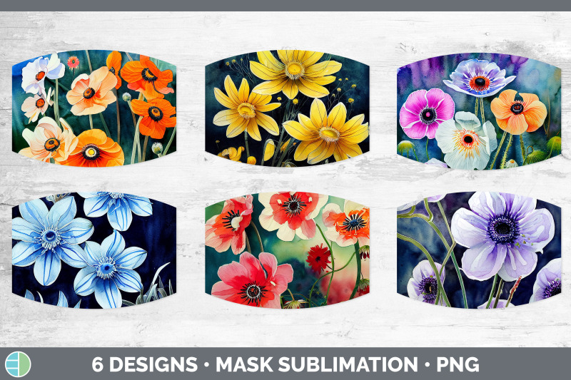 anemones-mask-sublimation-bundle-face-mask-designs