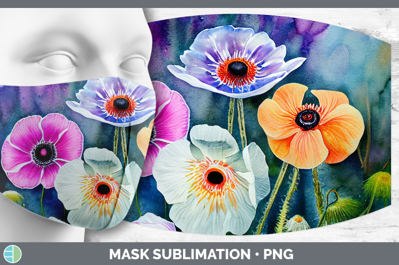 anemones-mask-sublimation-bundle-face-mask-designs