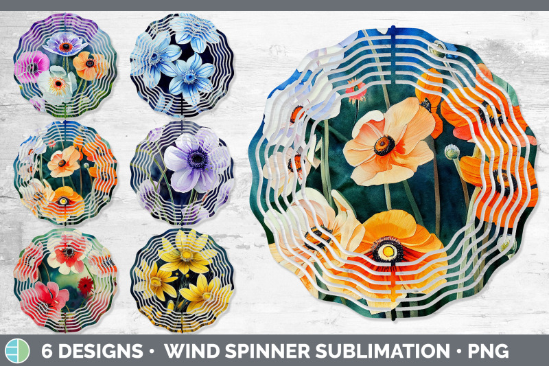 anemones-wind-spinner-sublimation-designs-bundle