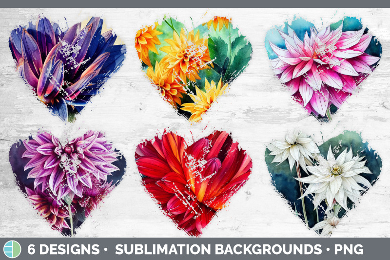 dahlias-heart-distressed-clipart