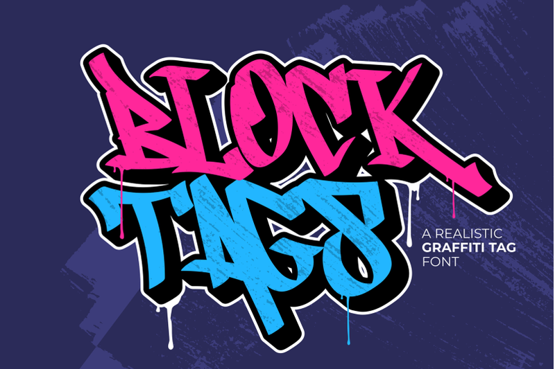 block-tags-realistic-graffiti-font