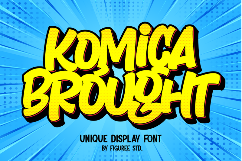 komica-brought-unique-display-font