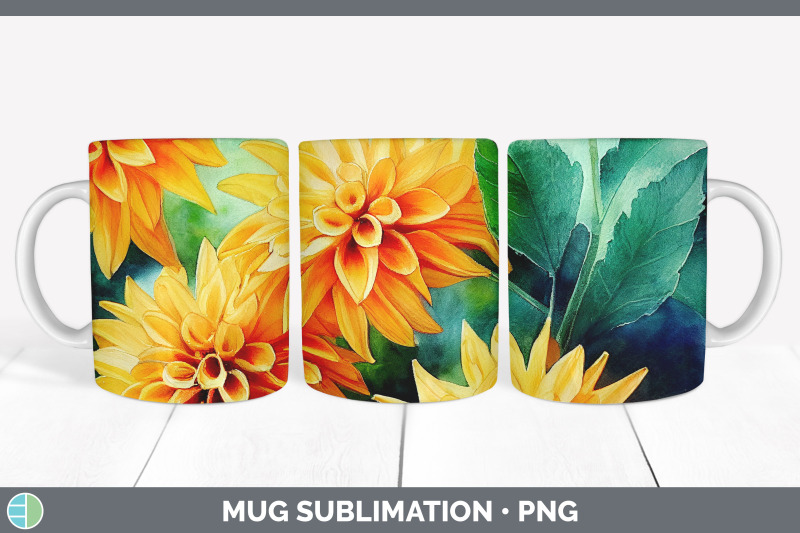 dahlias-mug-sublimation