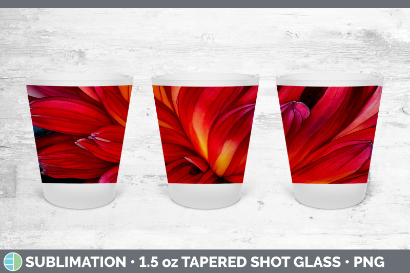 dahlias-shot-glass-sublimation-shot-glass-1-5oz-tapered